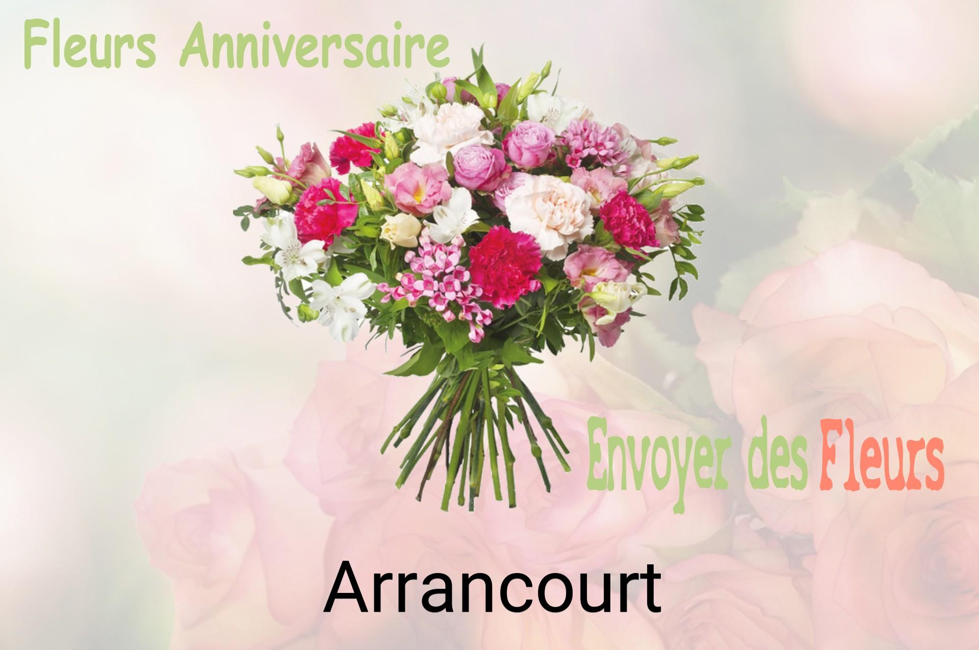Bouquet de fleurs d’anniversaire livré à Arrancourt